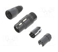 1 pcs x NEUTRIK - NC4FX-BAG - Plug, XLR, female, PIN: 4, straight, for cable, zi