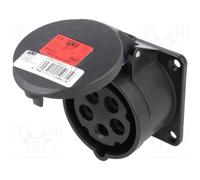 1 pcs x PCE - 315-6X - Connector: AC supply 3-phase, socket, female, 16A, 400VAC