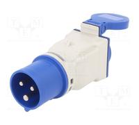 1 pcs x PCE - 9433100 - Connector: AC supply, adapter, male/female, 16A, 230VAC,