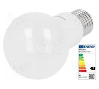 1 pcs x PHILIPS - 8718696577554 - LED lamp, warm white, E27, 230VAC, 806lm, P: 8