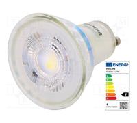 1 pcs x PHILIPS - 8718696728338 - LED lamp, warm white, GU10, 230VAC, 265lm, P: