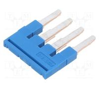 1 pcs x PHOENIX CONTACT - 3036893 - Comb bridge, ways: 4, blue, Width: 5mm, UL94
