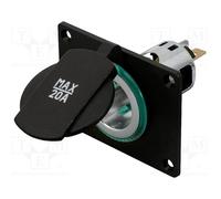 1 pcs x PRO CAR - 68141000 - Car lighter socket, car lighter socket x1, 16A, bla