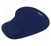 1 pcs x SAVIO - SAVMP-01NB - Mouse pad, dark blue, Features: gel