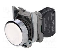 1 pcs x SCHNEIDER ELECTRIC - XB4BA11 - Switch: push-button, 22mm, Stabl.pos: 1,