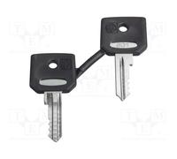 1 pcs x SCHNEIDER ELECTRIC - ZBG421E - Key, 22mm, Harmony XB4, 2pcs.