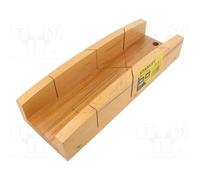 1 pcs x STANLEY - 1-19-192 - Mitre box, L: 350mm, W: 76mm, wood
