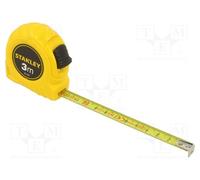 1 pcs x STANLEY - 1-30-487 - Measuring tape, L: 3m, Width: 12.7mm, Class: II