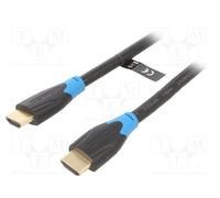 1 pcs x VENTION - AACBJ - Cable, HDMI 1.4, HDMI plug,both sides, PVC, 5m, black,