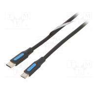 1 pcs x VENTION - COVBG - Cable, USB 2.0, USB B mini plug,USB C plug, nickel pla