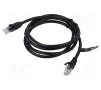 1 pcs x VENTION - IBEBI - Patch cord, U/UTP, 6, stranded, CCA, PVC, black, 3m, 2