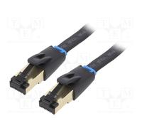 1 pcs x VENTION - IKCBF - Patch cord, U/FTP, Cat 8.1, stranded, OFC, black, 1m,