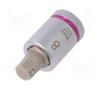 Wera 8740 B HF Zyklop 3/8" Drive Long Hexagon Socket Bit Metric 3/8" 6mm