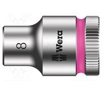 1 pcs x WERA - 5003553001 - Socket, 6-angles,socket spanner, HEX 8mm, 3/8', 29mm