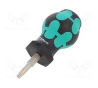1 pcs x WERA - 5008859001 - Screwdriver, Torx®, TX25, STUBBY, Blade length: 25mm