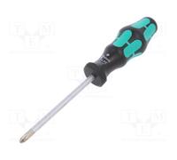 1 pcs x WERA - 5009312001 - Screwdriver, Pozidriv®, PZ1, Kraftform Plus-300