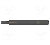 1 pcs x WERA - 5018155001 - Screwdriver bit, inch,Hex Plus key, HEX 5/32', Overa