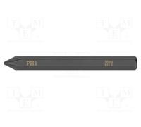 1 pcs x WERA - 5018160001 - Screwdriver bit, Phillips, PH1, Overall len: 70mm, M