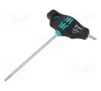 1 pcs x WERA - 5023370001 - Screwdriver, Torx®, TX09, with holding function, 400