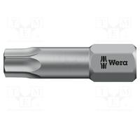 1 pcs x WERA - 5066315001 - Screwdriver bit, Torx®, TX30, Overall len: 25mm, TOR