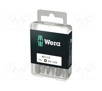 1 pcs x WERA - 5072400001 - Screwdriver bit, Phillips, PH1, Overall len: 25mm, 1