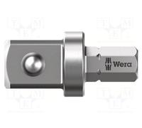 1 pcs x WERA - 5136001001 - Adapter, Overall len: 30mm, Mounting: hexagon 5/16'/