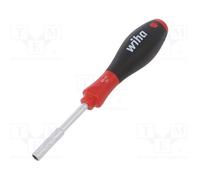 1 pcs x WIHA - 1076 - Screwdriver, 6-angles socket, SoftFinish®, Blade length: 6
