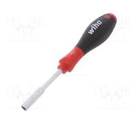 1 pcs x WIHA - 1077 - Screwdriver, 6-angles socket, SoftFinish®, Blade length: 6