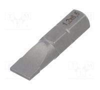 1 pcs x WIHA - 1626 - Screwdriver bit, slot, 6,5x1,2mm, Overall len: 25mm, STAND