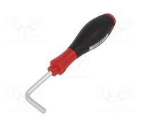 1 pcs x WIHA - 26232 - Screwdriver, hex key, angular, HEX 5mm, SoftFinish®