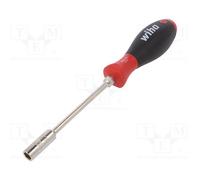 1 pcs x WIHA - 2838 - Screwdriver, 6-angles socket, assisted with a key, SoftFin