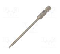 1 pcs x WIHA - 39178 - Screwdriver bit, hex key, HEX 2mm, Overall len: 90mm