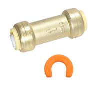1 Pcs XFITTING Push Fit 3/4 Inch x 3/4 Inch Push Fit Check Valve, 28-4-4=1XX