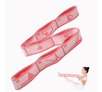 1 Pcs Yoga Strap, Stretch Bands for Exercise,Yoga Straps for Stretching Stretch Bands for Physical Dance Stretch Pilates Resistance Bands for Working Out Leg Stretcher for Exercise (Pink)
