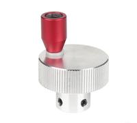 1 PCS Z Hand Screw Nut Coupler for Bambu Lab A1 for MINI, T8 Screw Lifting Holder for Manual Hot End Clearance Adjustment and Safe Model Removal, Metal Red for 3D Printer Part