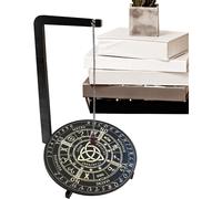 (1) Pendulum Board For Divination - Wooden Pendulum Altar Board - Handmade Vertical Metaphysical Witch Supplies For Meditation Energy Work Tarot Reading A