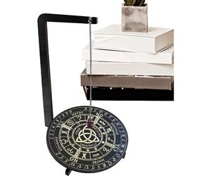 (1) Pendulum Board For Divination - Wooden Pendulum Altar Board - Handmade Vertical Metaphysical Witch Supplies For Meditation Energy Work Tarot Reading A