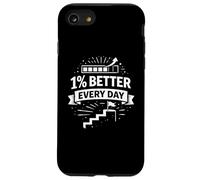 1 Percent Better Every Day Growth Mindset Design Case for iPhone SE (2020) / 7/8