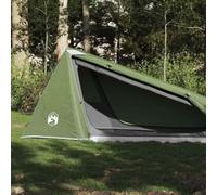 1-Person Tunnel Camping Tent with Polyester, Hiking, Green, 1.7 kg