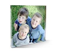 1 Personalised Customised Photo Upload Portrait Acrylic Freestanding Photo Frame Block or Coaster Gift Present Christmas 100mm X 100mm Primary Teaching Services