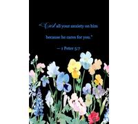 1 Peter 5:7 Inspirational Bible Verse Notebook Journal | Cast All Your Cares | 120 lined Pages | Medium Size : 5.5 x 8.5 inches | Ideal for ... & Encouragement Notes| Excellent for All Ages