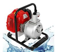 1" Petrol Water Pump 2 Stroke 43CC Engine Booster Pump High Power Pump,for de-Watering, Irrigation, Drainage and Pond Maintenance