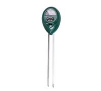 1 PH Tester, Moisture Meter Plant, Plant Moisture Meter, Soil Thermometer - 3-in-1 Deep Green Soil Tester for Gardening, Farming, and Indoor Plants