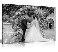 1 Photo Landscape Personalised Diamond Glitter Canvas Print - Sparkly Glittery Dust Finish - Handmade Heavyweight Canvas - Sizes 12x8" to 36x24" - Custom Photo Wall Art & Picture Gifts