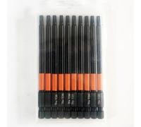 1 Piece 100mm Hex Head Magnetic Drill Bit for Torx T40 Screwdrivers Alloy Steel ()