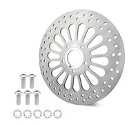 1 Piece 11.5''Front Brake Rotor Disk for Harley Davidson Touring Sportster Dyna and Early Super Glide Softail Great Stainless Steel Brake part for harley davidson Motorcycle Models