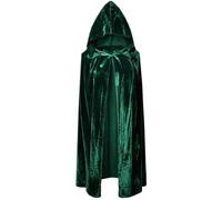 1 Piece 150 cm Green Cape, Elegant Green Cloak for Various Occasions, Premium Cloak with Generous Length and Vibrant Green Color, Suitable for Carnival Cosplay Accessories Mysterious Cosplay