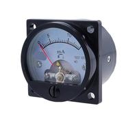 1 Piece 2.5 Accuracy DC 0-100mA Ammeter SO-45 Class Round Analog Panel Meter Black 1 Piece 2.5 Accuracy DC0-10mA 0-100mA Ammeter(1MA)