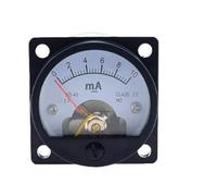 1 Piece 2.5 DC 0-100mA Ammeter SO-45 Class Round Analog Panel Meter Black 1 Piece 2.5 Accuracy DC0-10mA 0-100mA Ammeter(10mA)