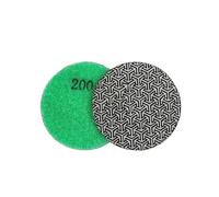 1 piece 2"/50mm Electroplated Diamond Polishing Pad Tile Glass Metal Wood Grinding Deburring Disc(P200)
